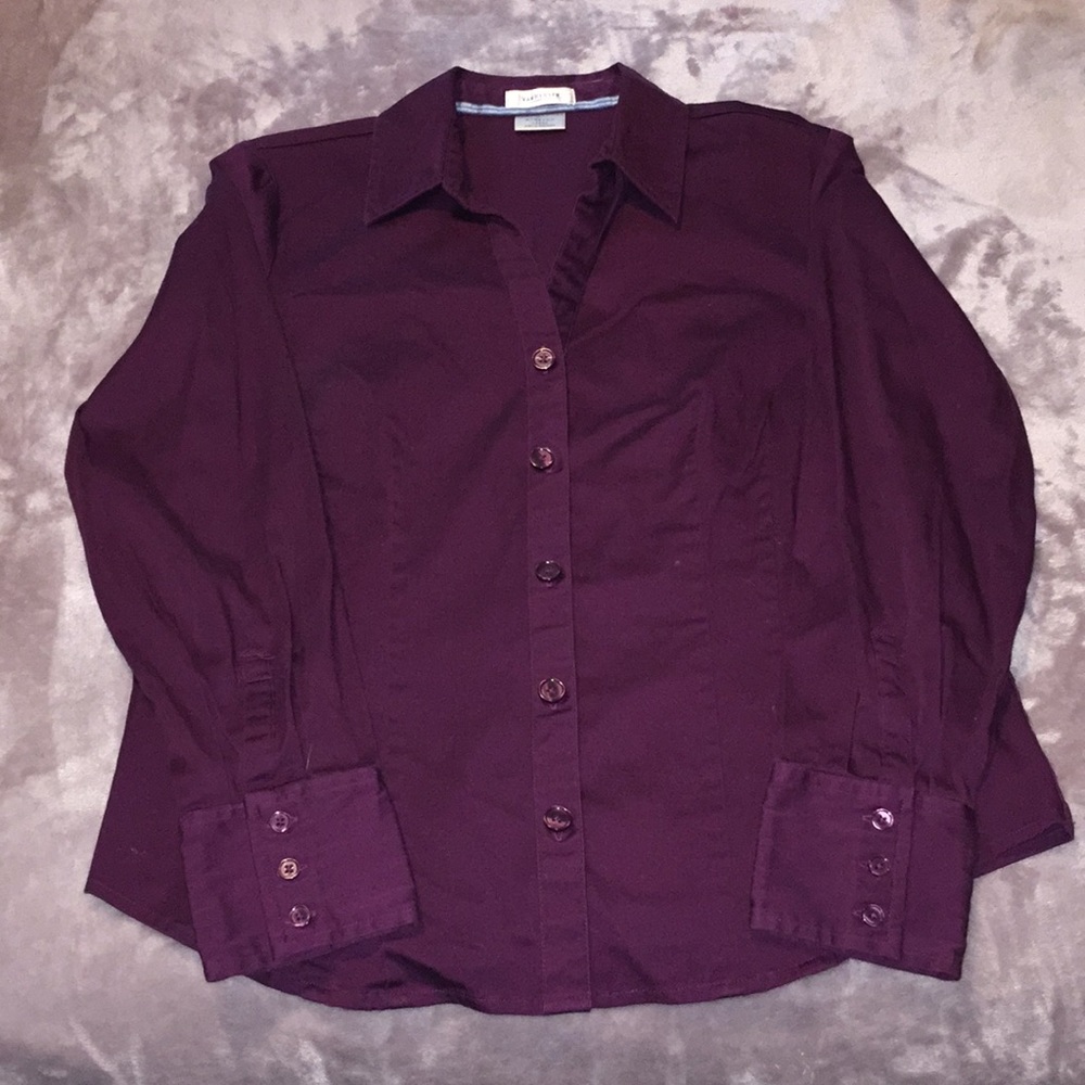 Van Heusen women’s purple dress shirt
